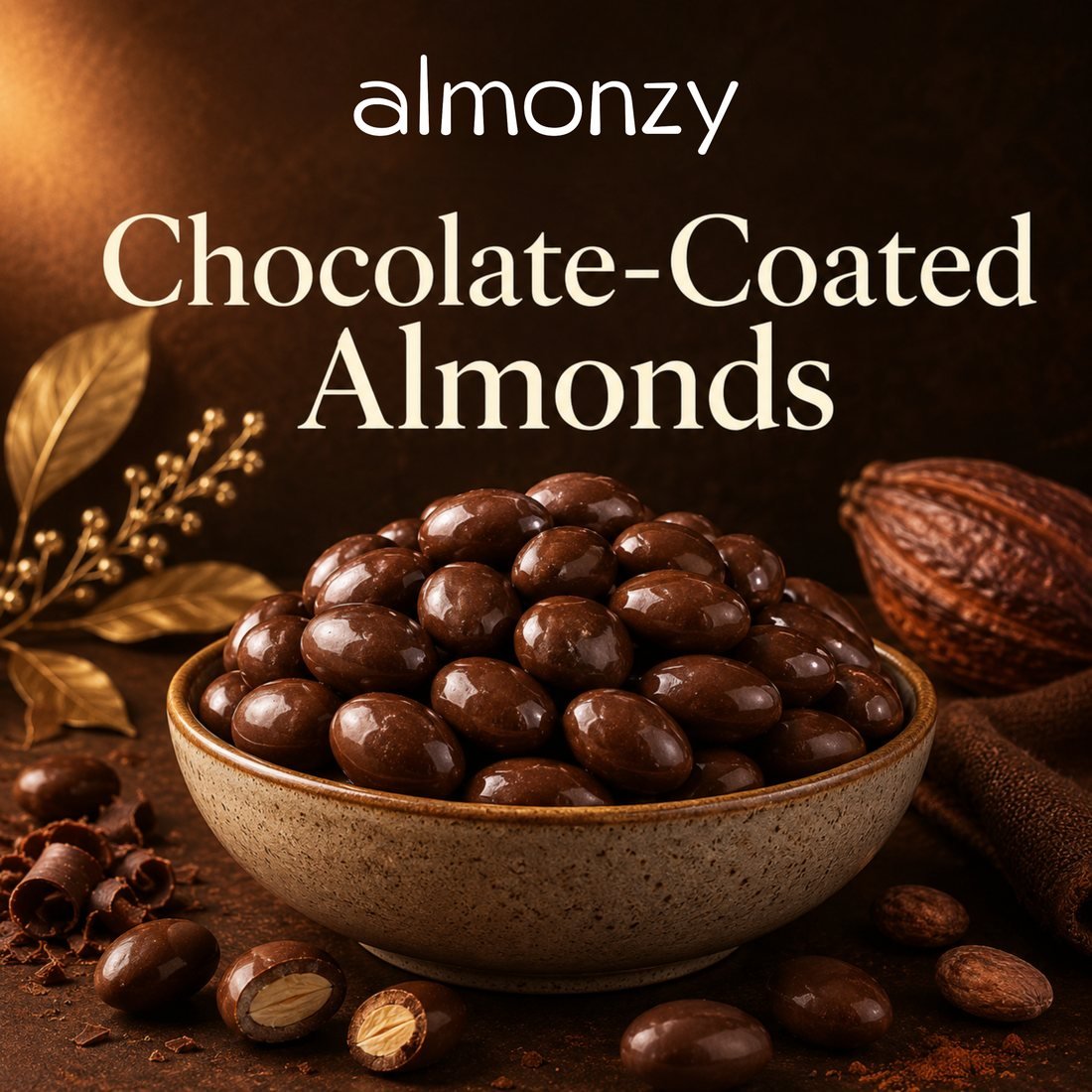 Almonzy Chocolate Coated Almonds