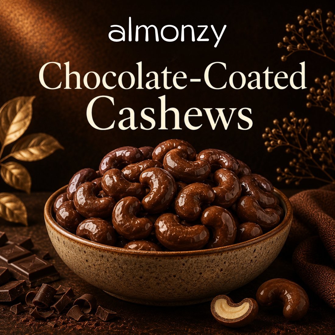 Almonzy Chocolate Coated Cashews