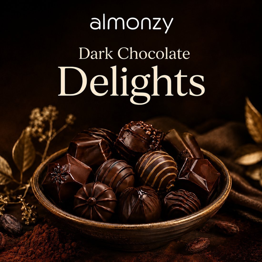 Almonzy Dark Chocolate Delights