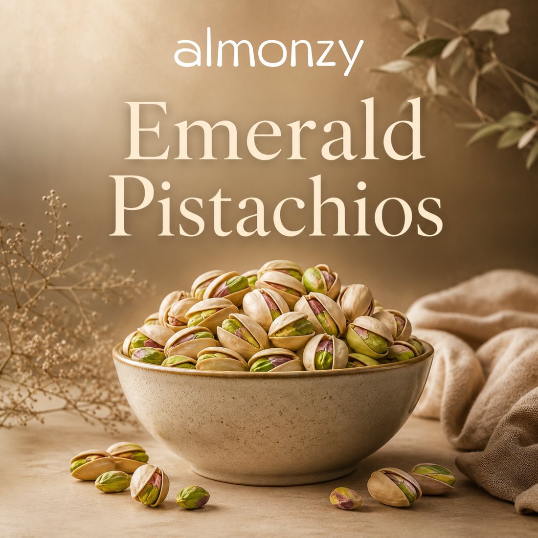 Almonzy Emerald Pistachios