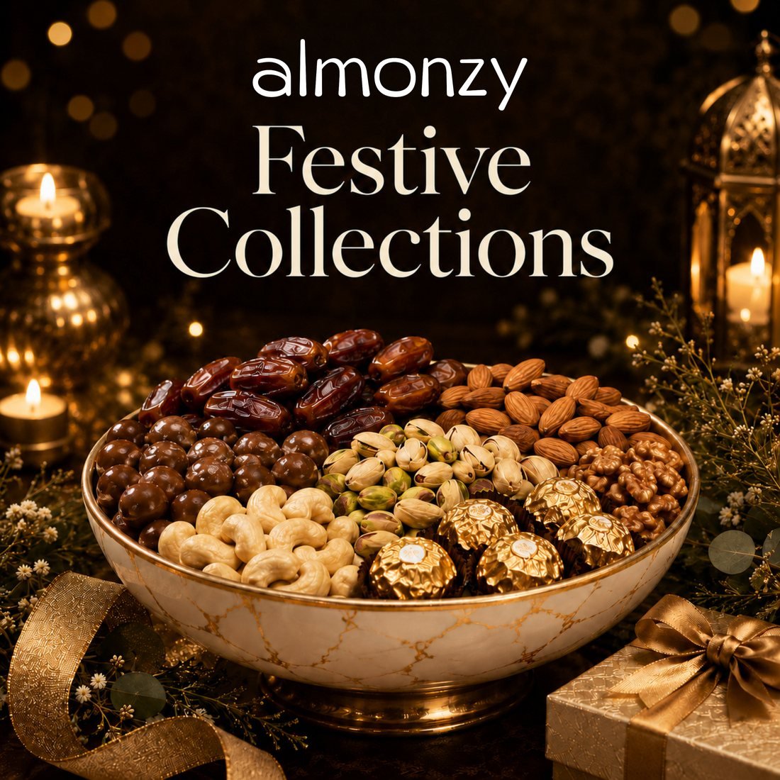 Almonzy Festive Collection Box